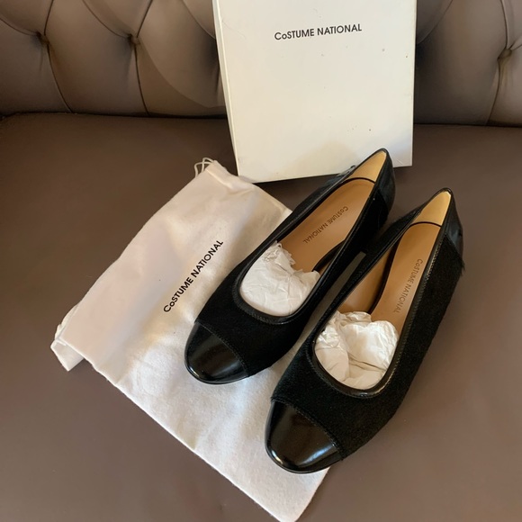 CNC Costume National Shoes - Costume National black flats
